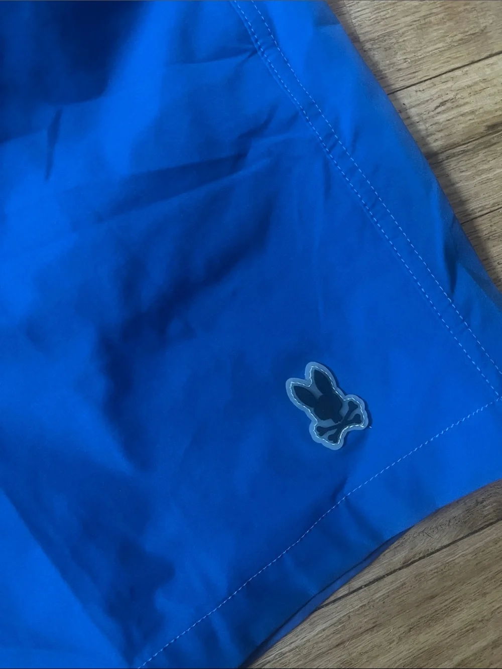 Psycho Bunny Royal Blue Elastic Waist Swim Trunks